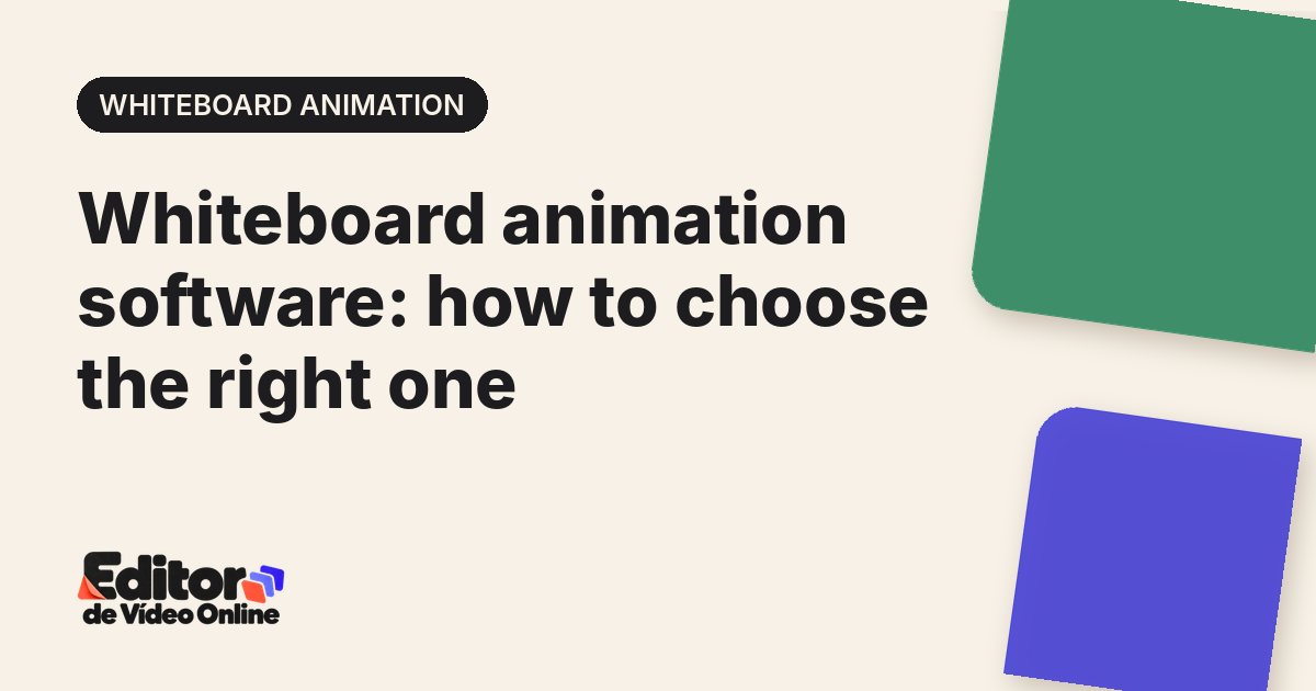 Article cover: Whiteboard animation software: how to choose the right one